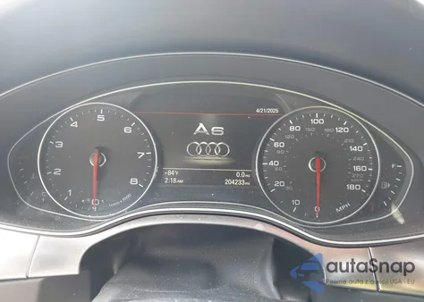 2013 Audi A6 3.0T Premium z USA, uszkodzony, nr VIN WAUJGAFC7DN032439
